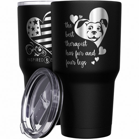 The Best Therapist Has Fur and Four Legs Tumbler
