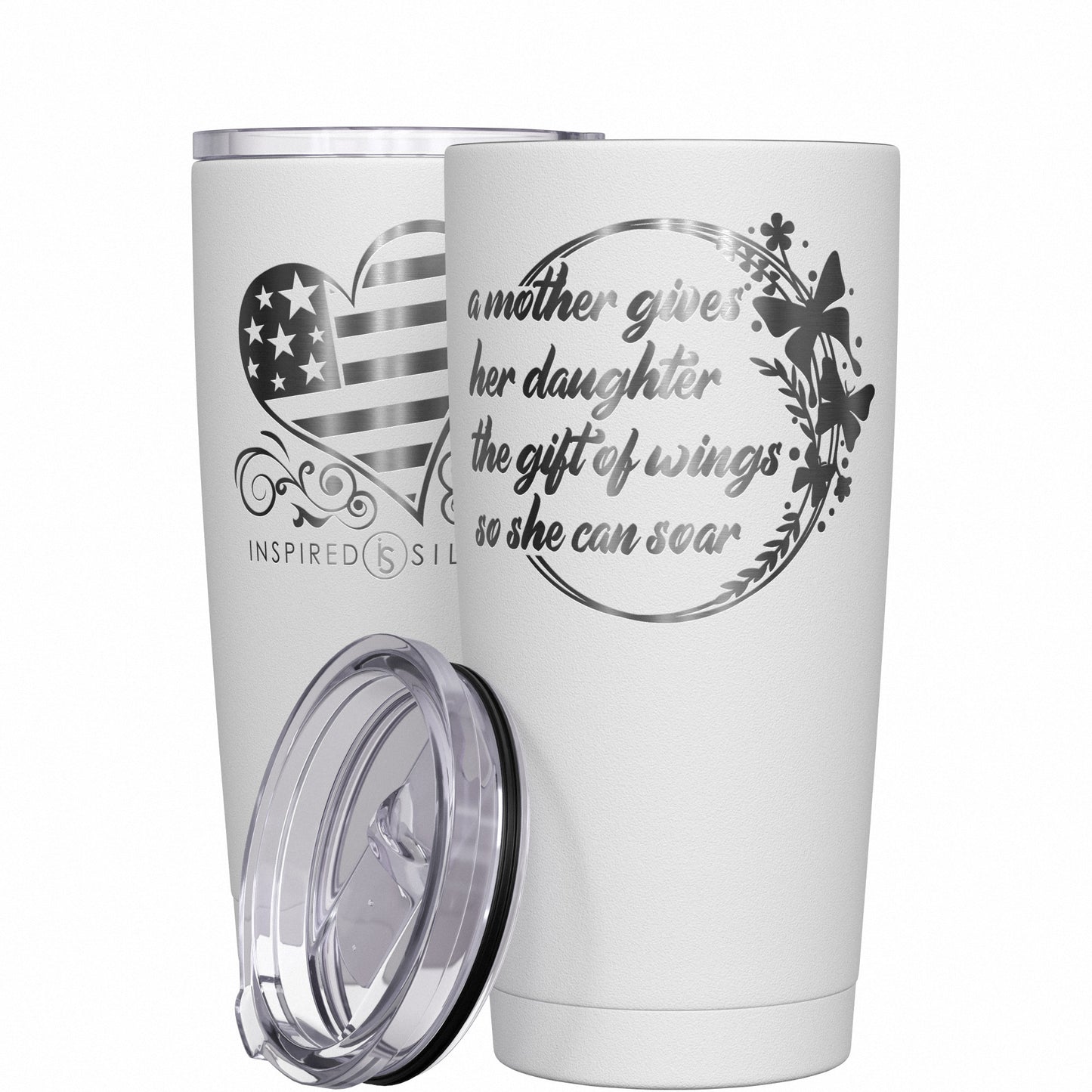 A Mother Gives Her Daughter the Gift of Wings So She Can Soar Tumbler