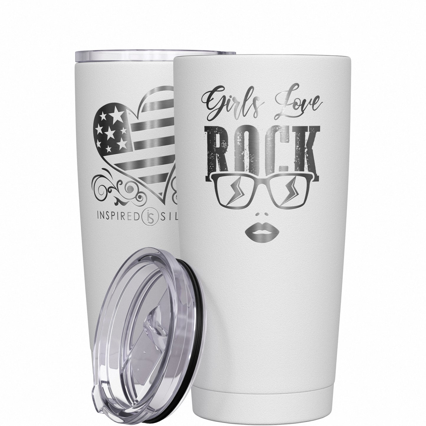 Girls Love Rock Tumbler