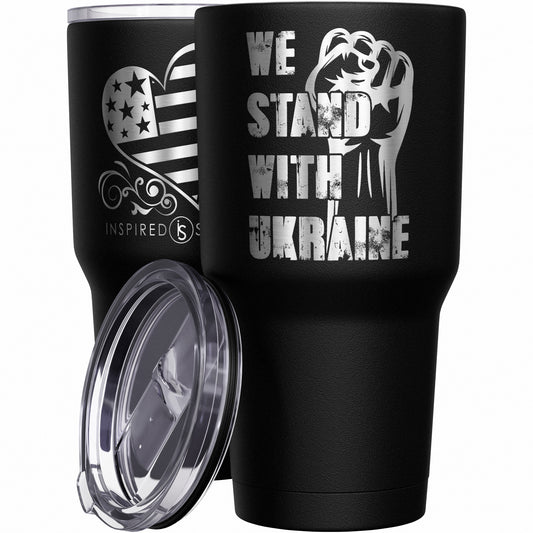 We Stand with Ukraine Tumbler