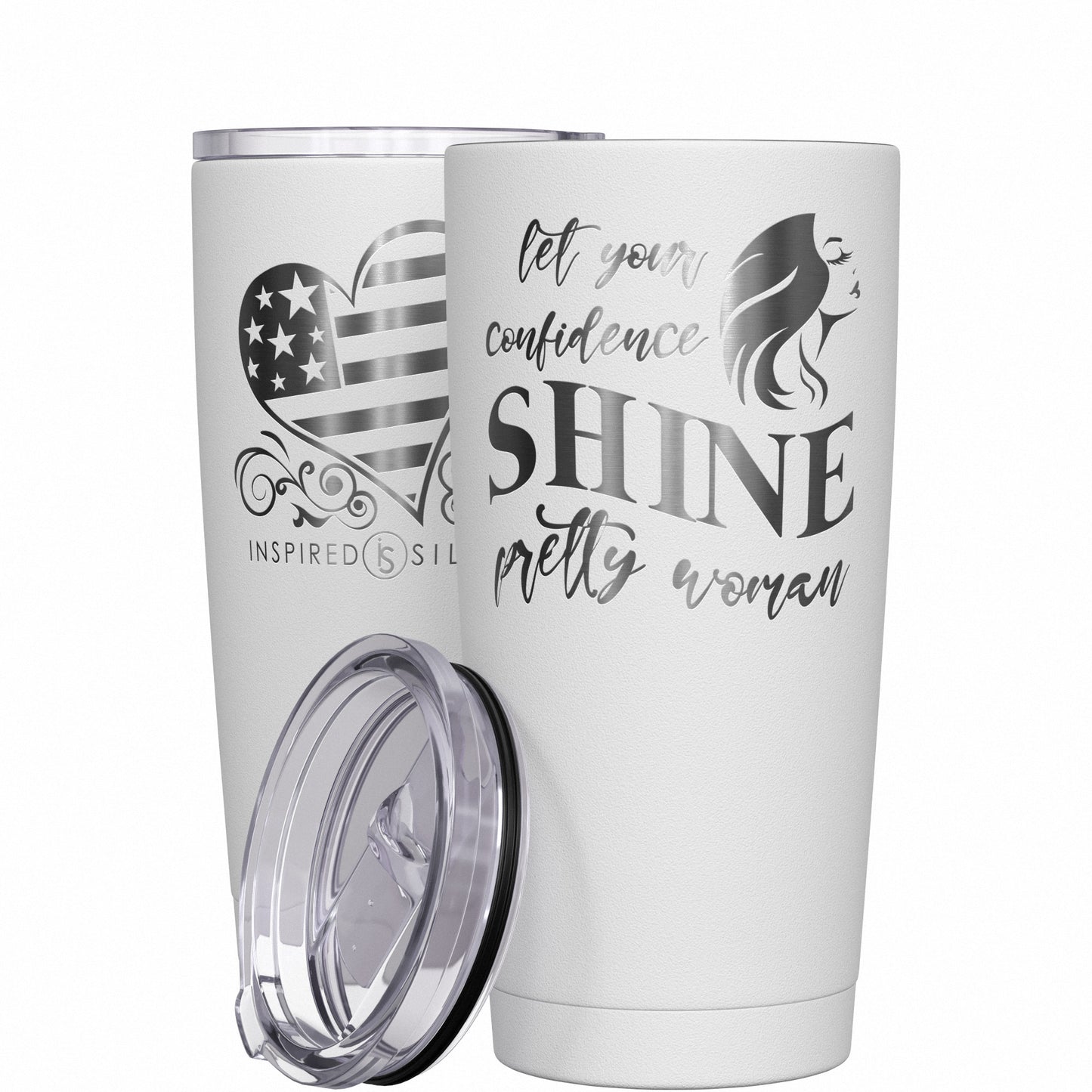 Let Your Confidence Shine Pretty Woman Tumbler