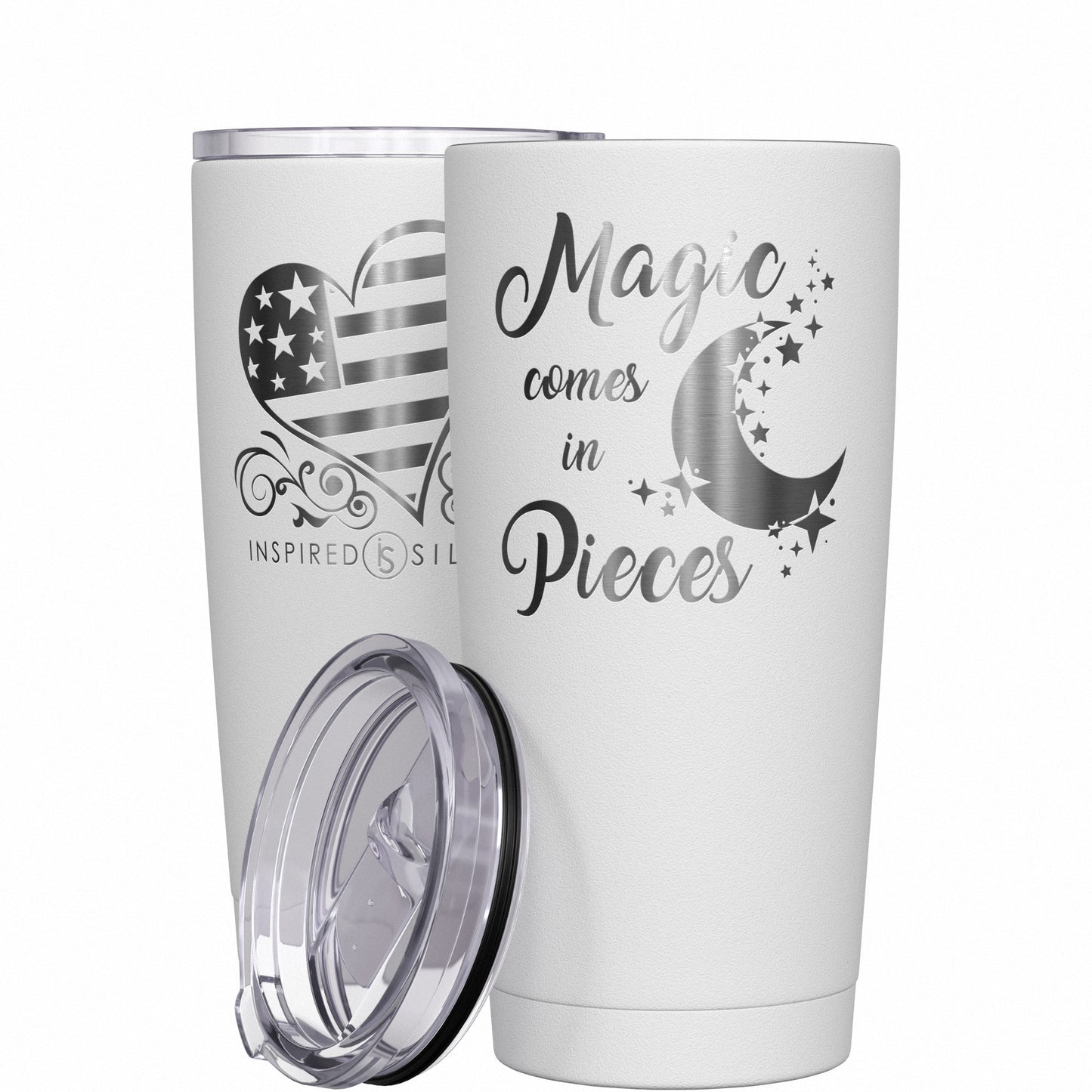 Magic Comes in Pieces Tumbler