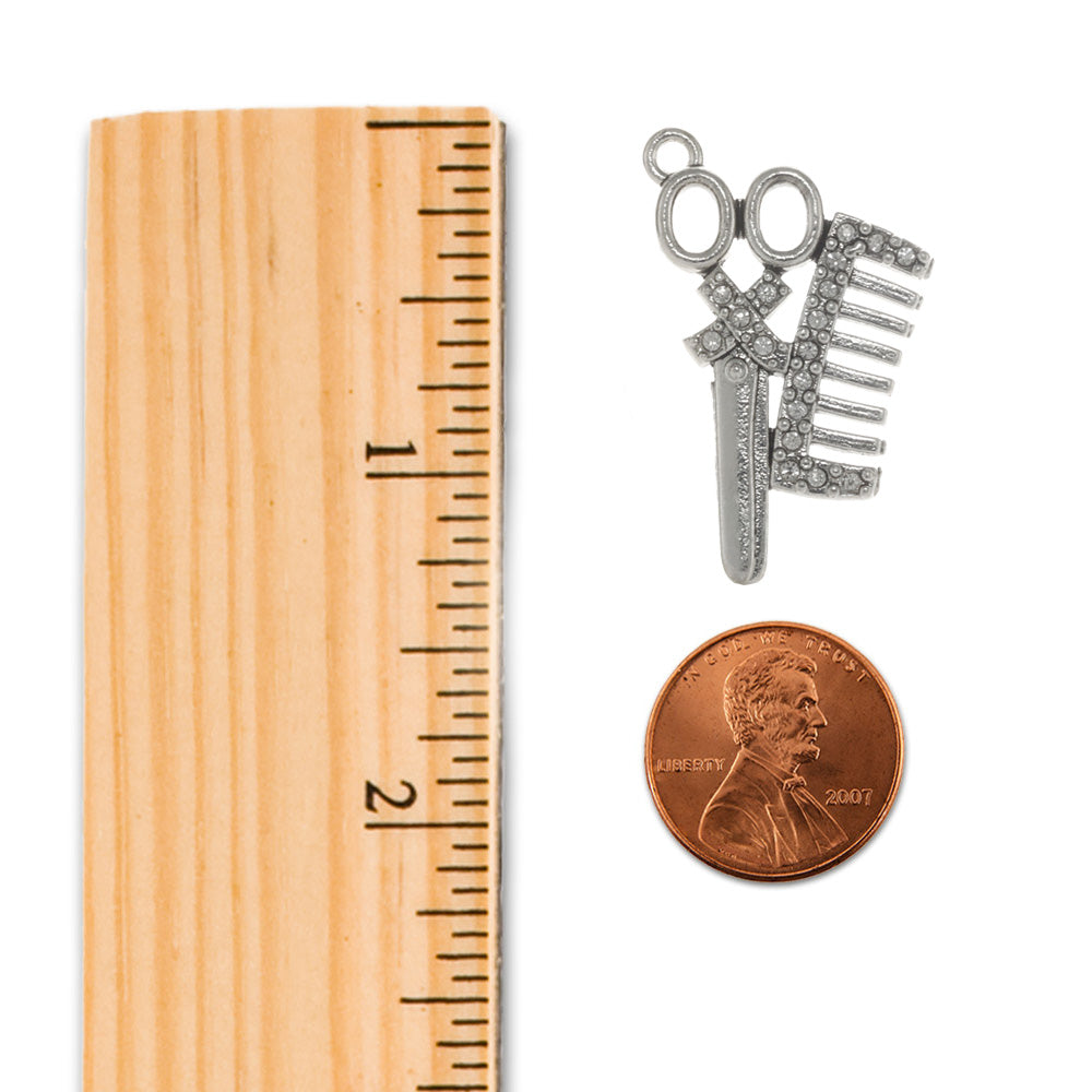 Silver Stylist Memory Charm