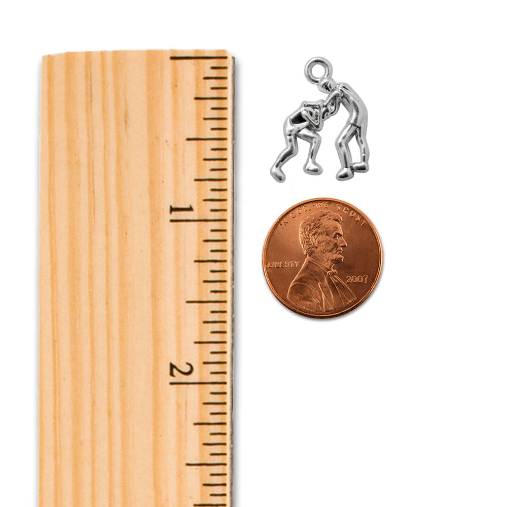 Silver Petite Wrestling Memory Charm