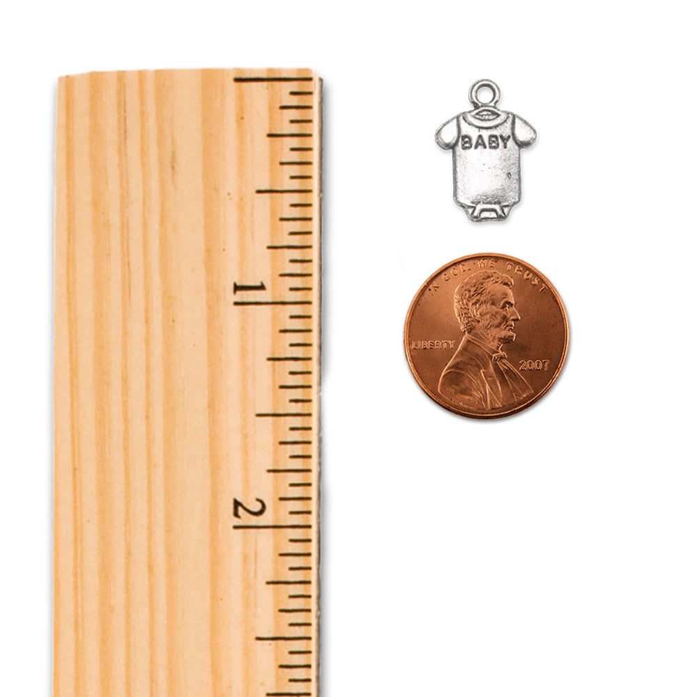 Silver Baby Onesie Memory Charm