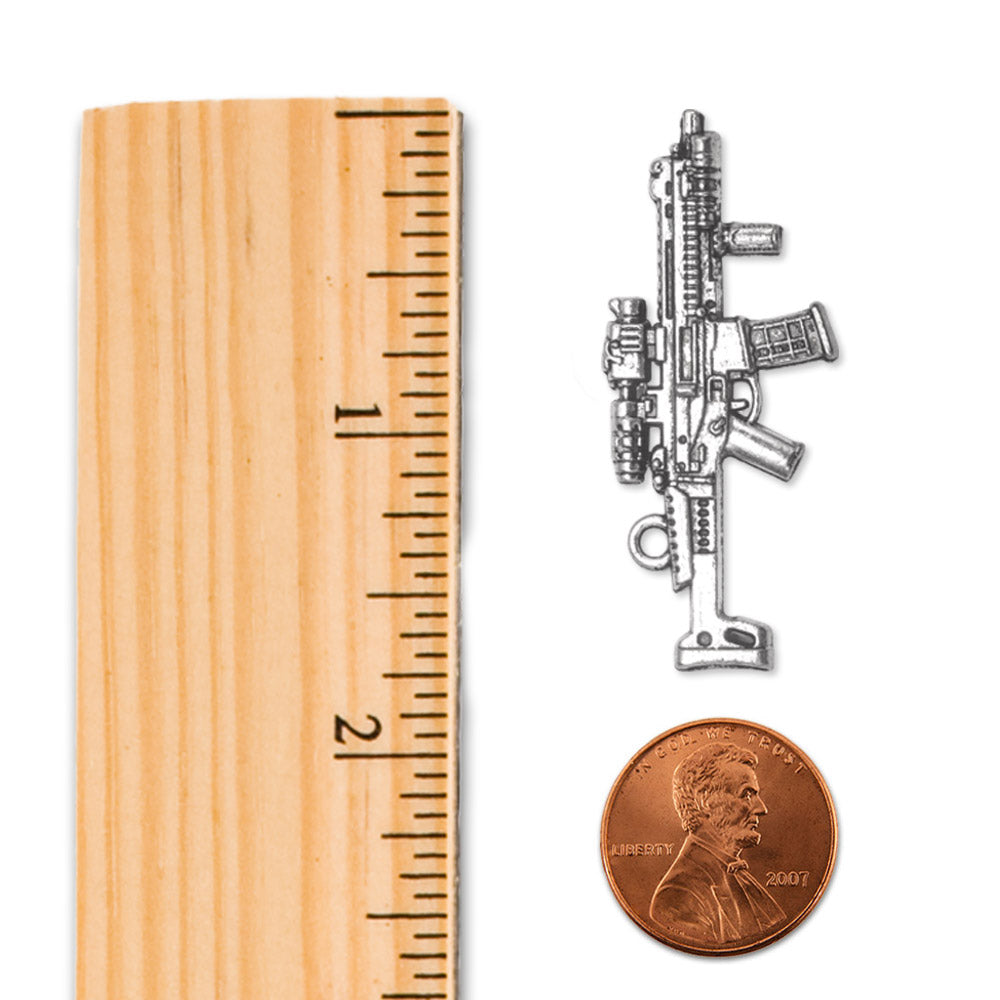 Silver Assault Rifle Memory Charm