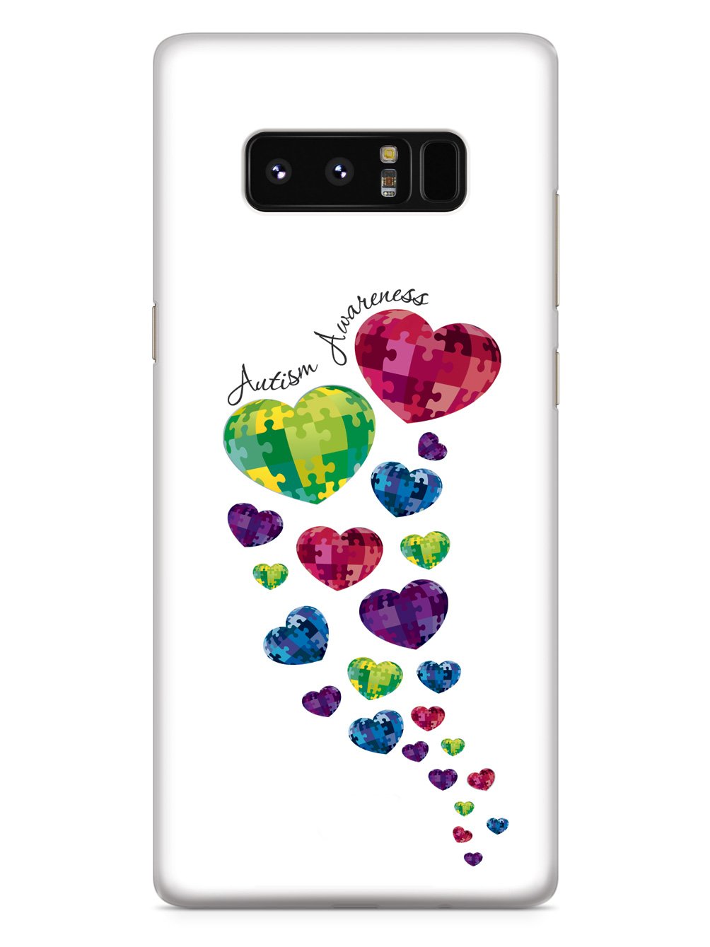 Autism Awareness Hearts Case