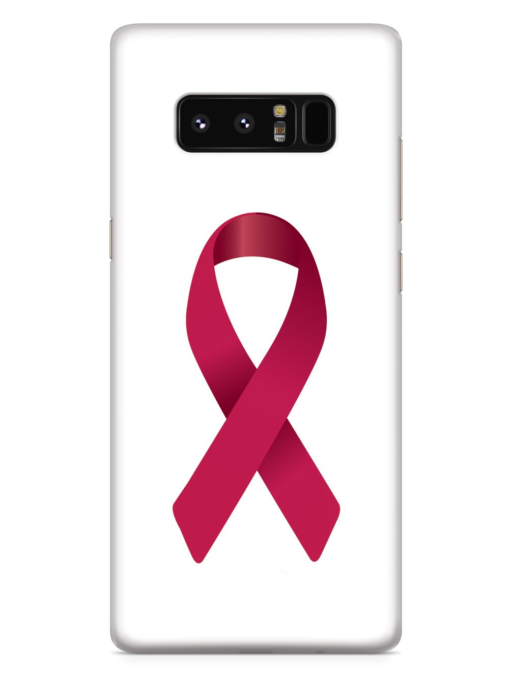Burgundy Ribbon Awareness Case