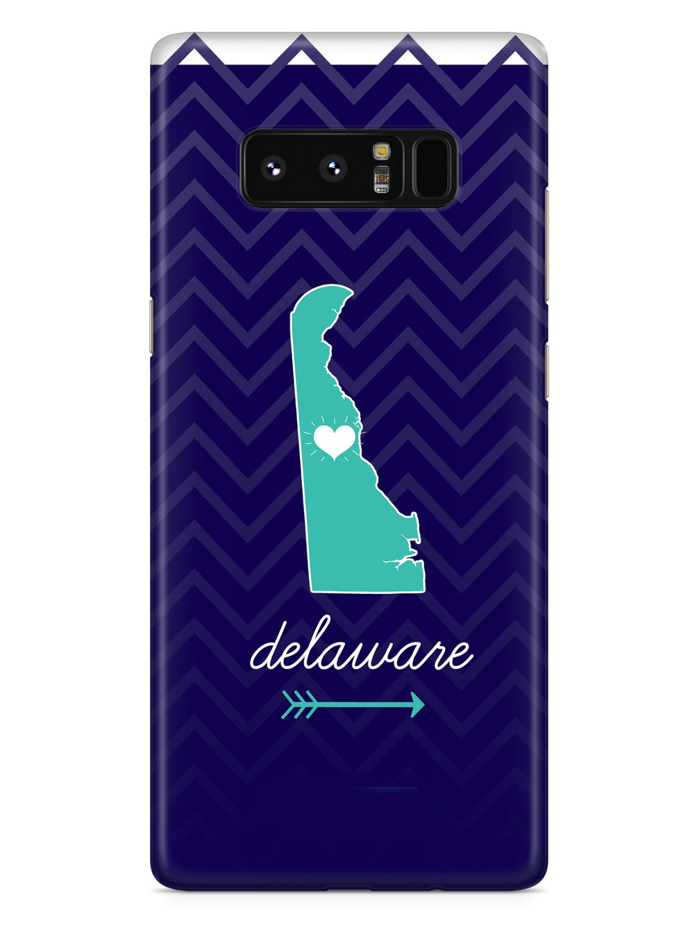 Delaware Chevron Pattern State Case
