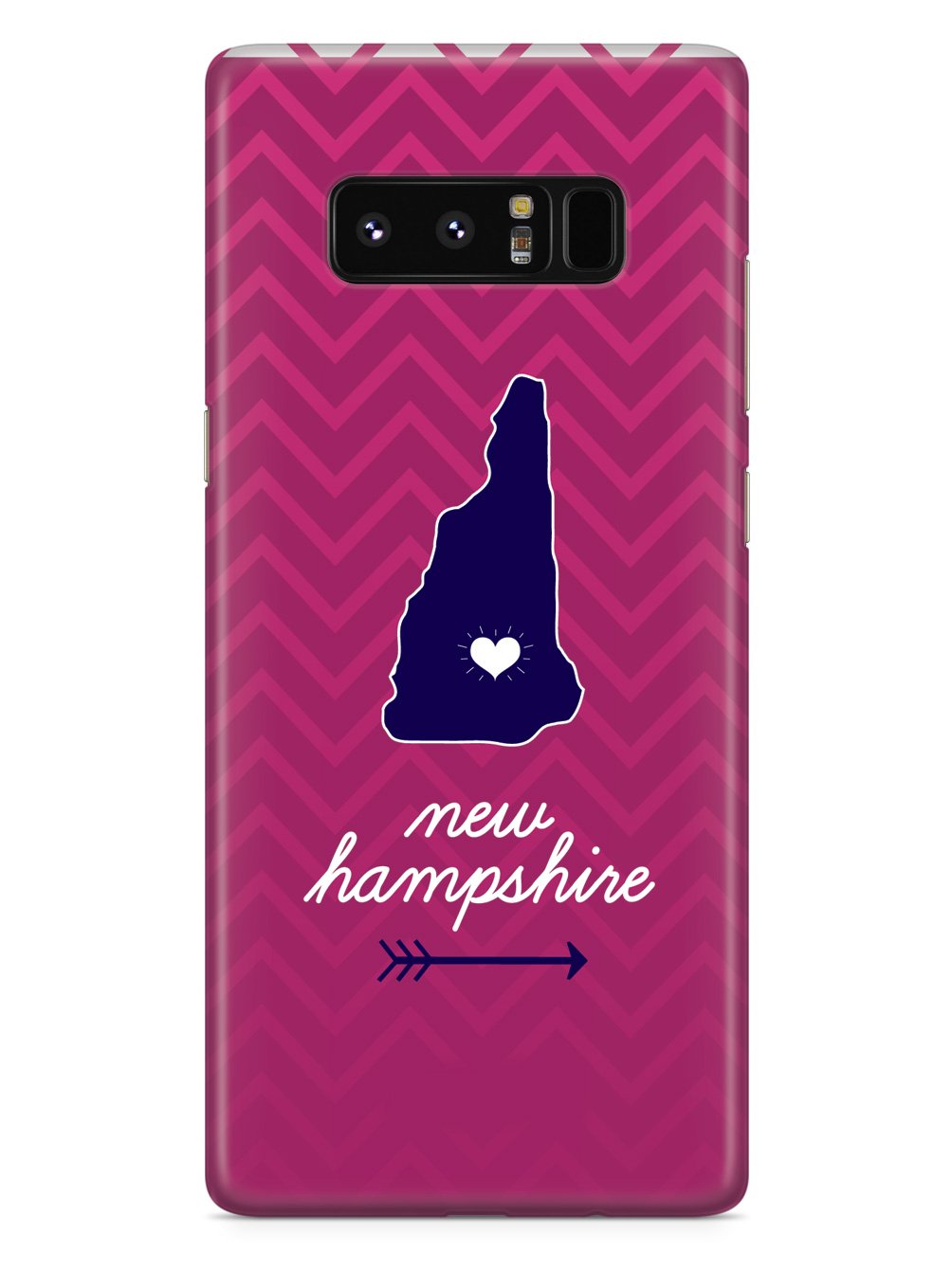 New Hampshire Chevron Pattern State Case