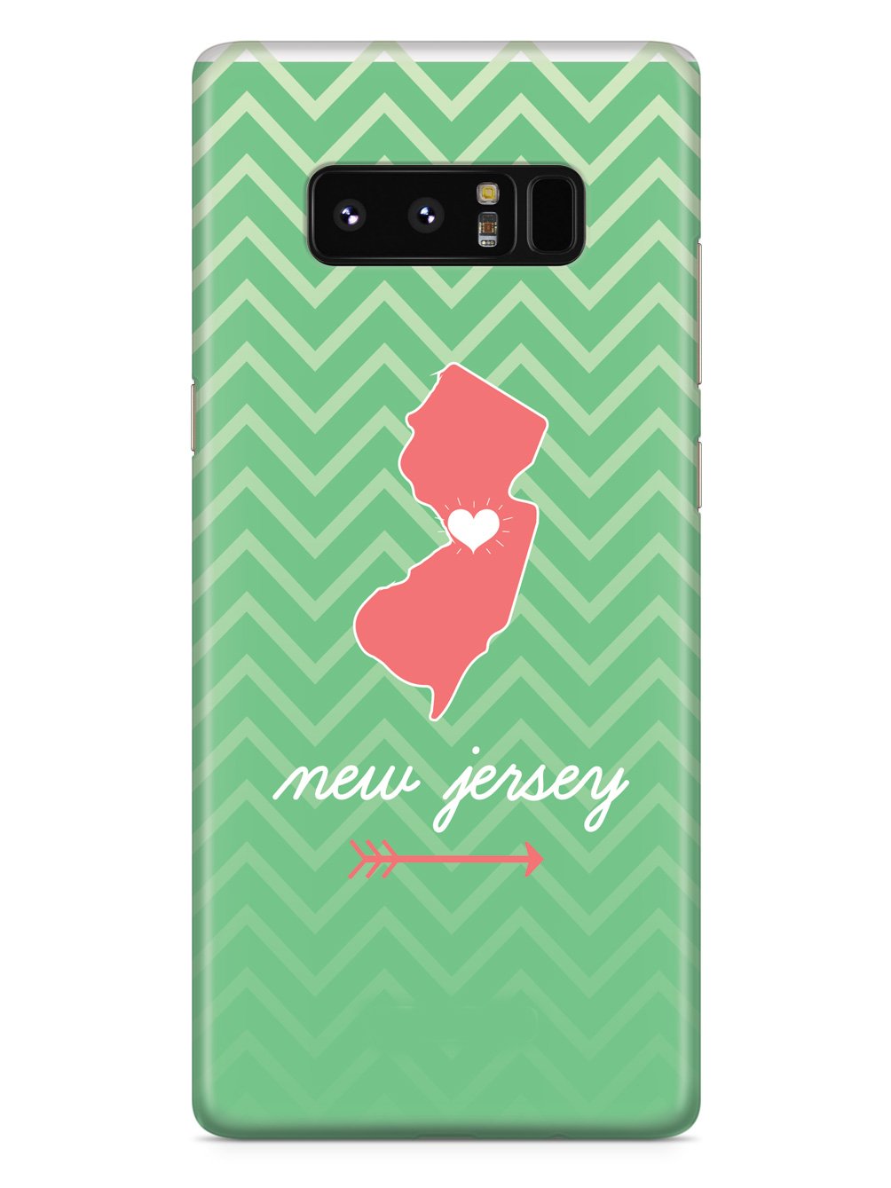 New Jersey Chevron Pattern State Case