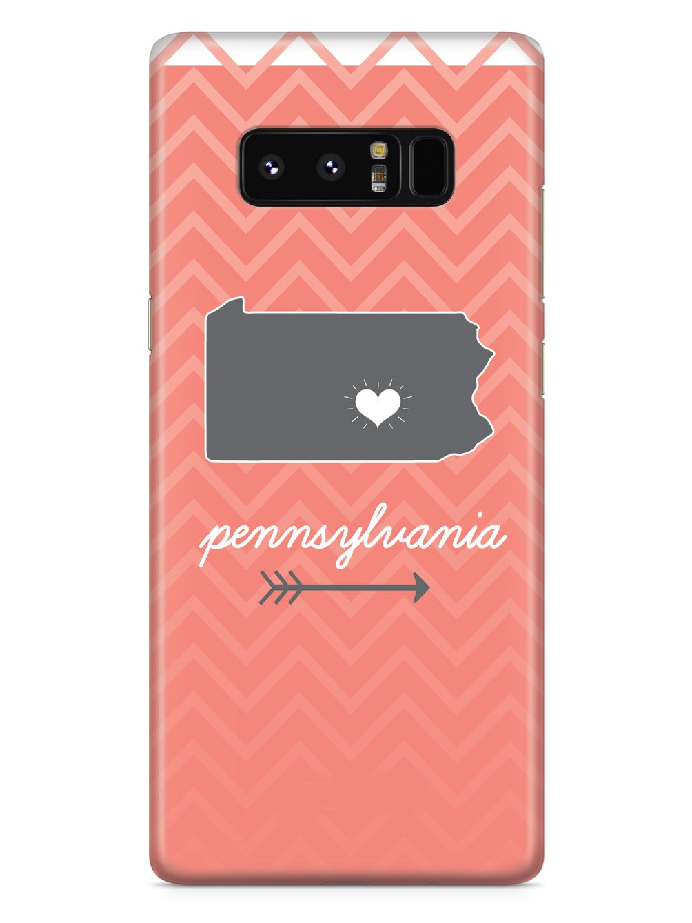 Pennsylvania Chevron Pattern State Case