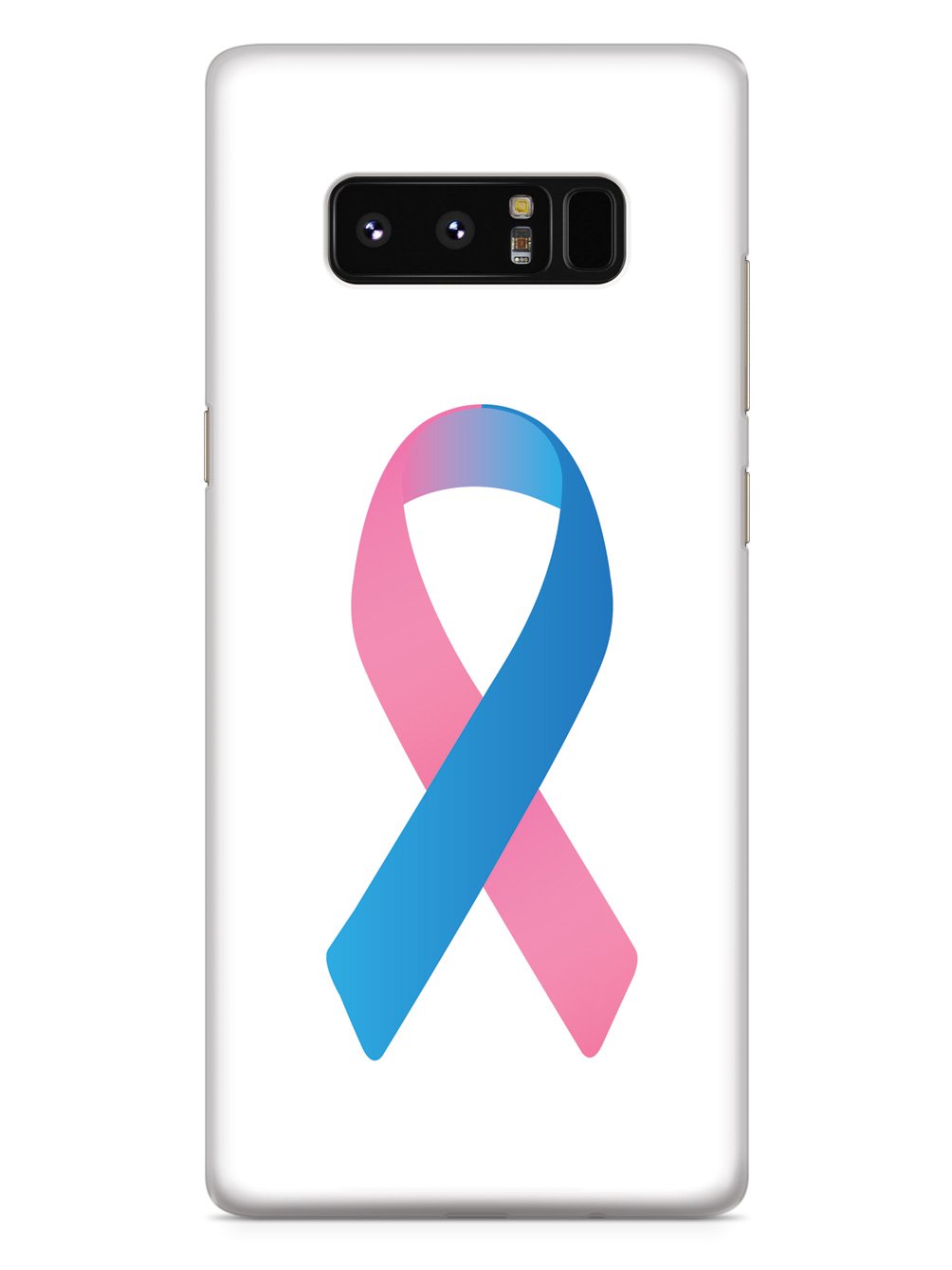 Pink & Blue Awareness Ribbon Case