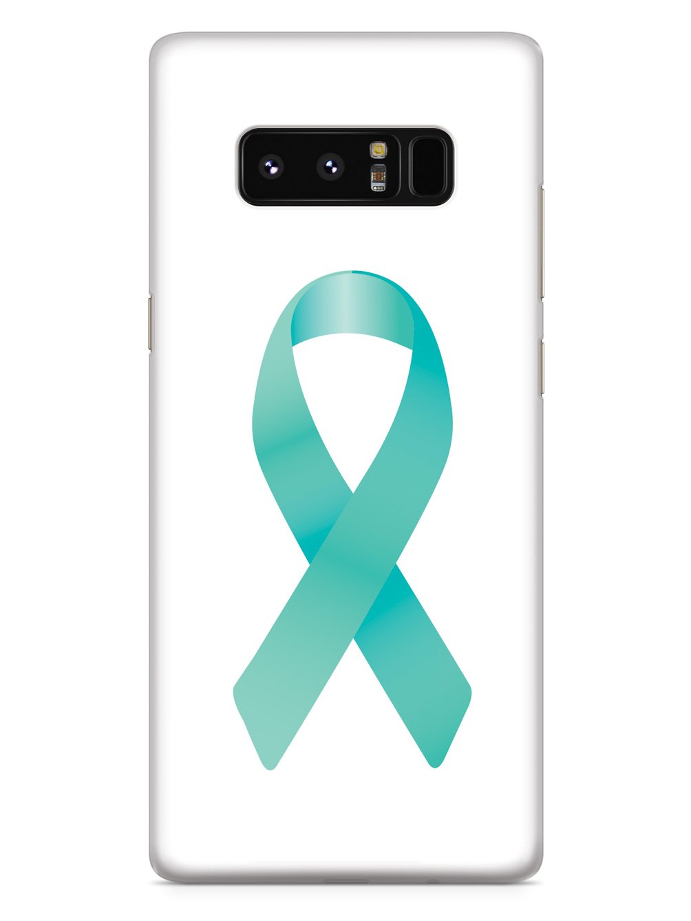 Teal Awareness Ribbon Case