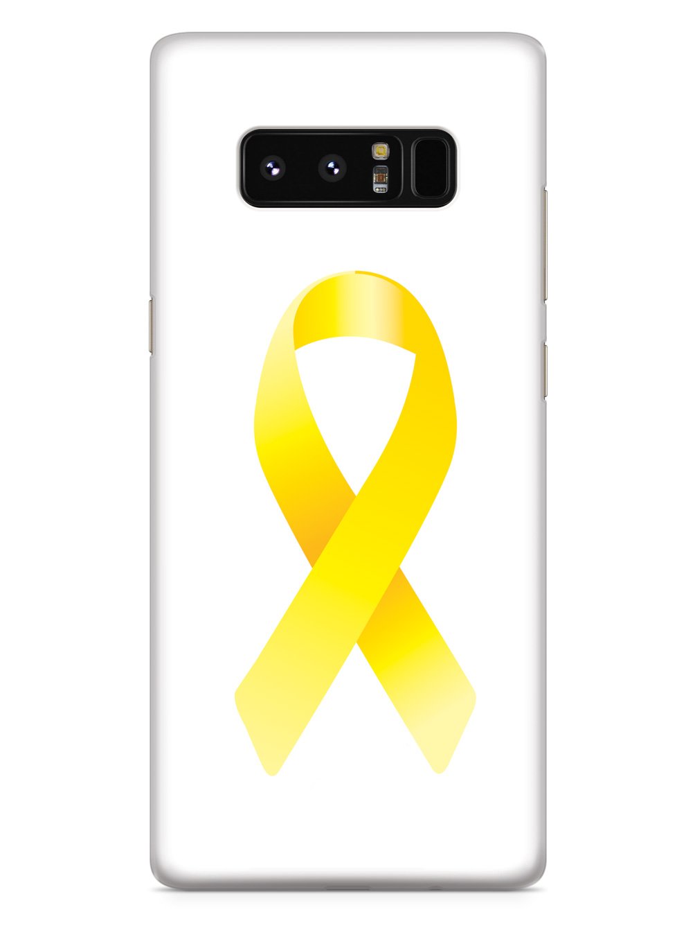 Yellow Awareness Ribbon Case