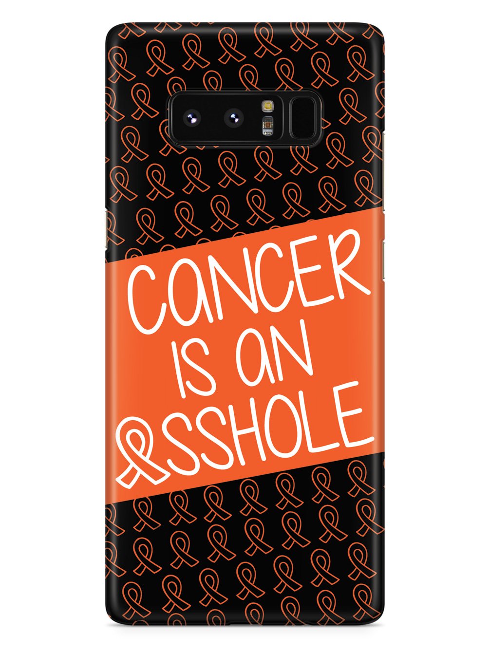 Cancer is an ASSHOLE Orange Case