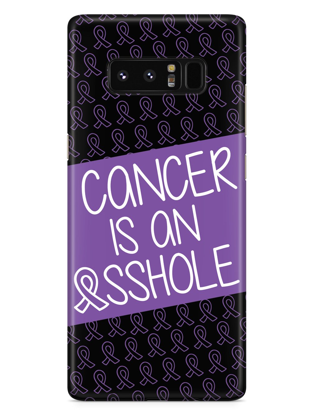 Cancer is an ASSHOLE Purple Case