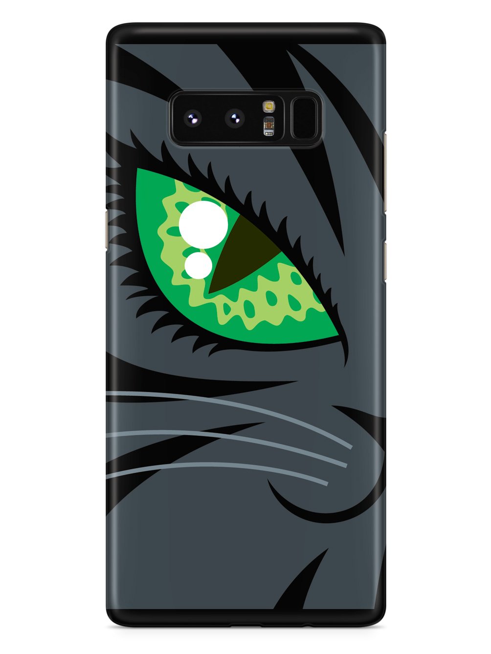 Creepy Black Cat Halloween Case