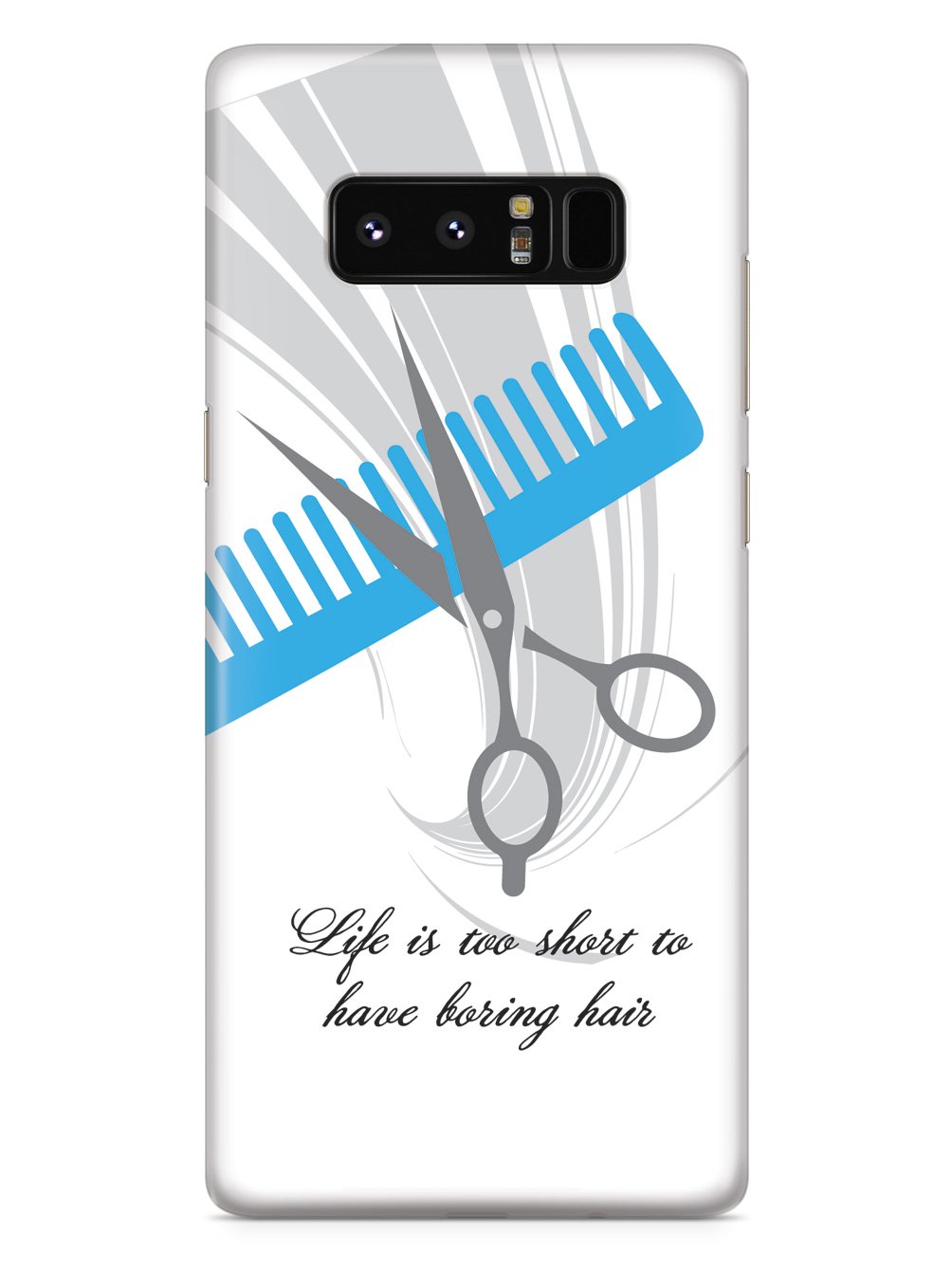 Hairstylist - Life is Too Short Barber Hair Dresser Cosmetologist Case