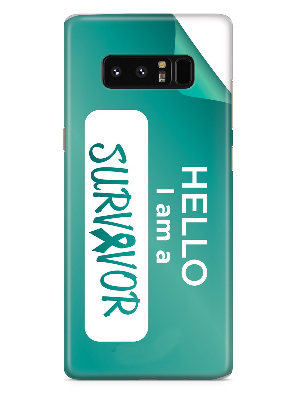 Hello, I am a Survivor - Teal Case