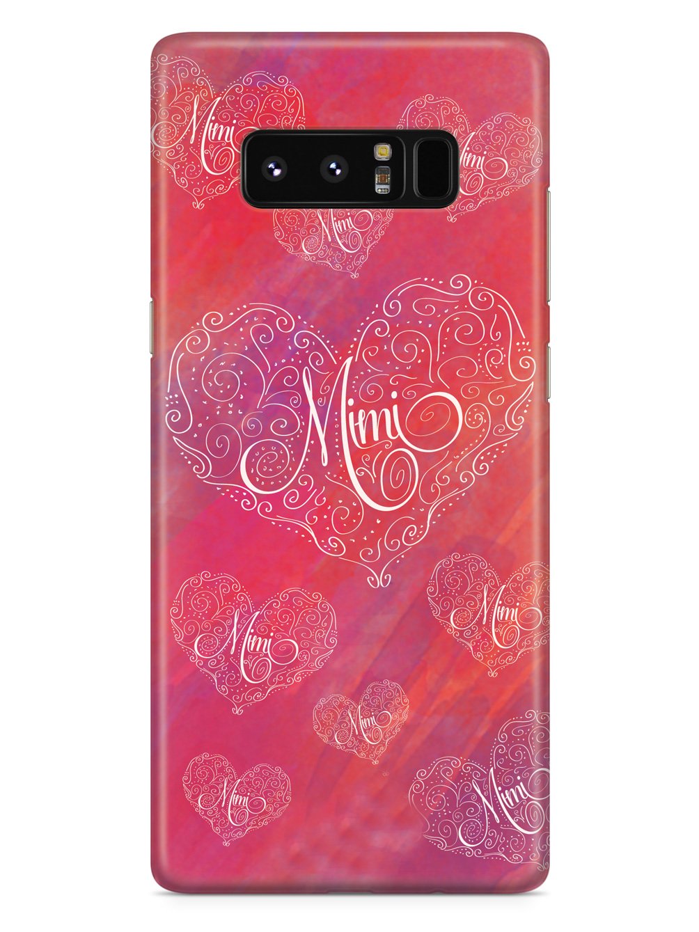 Mimi Pink Doodle Heart Grandma Case