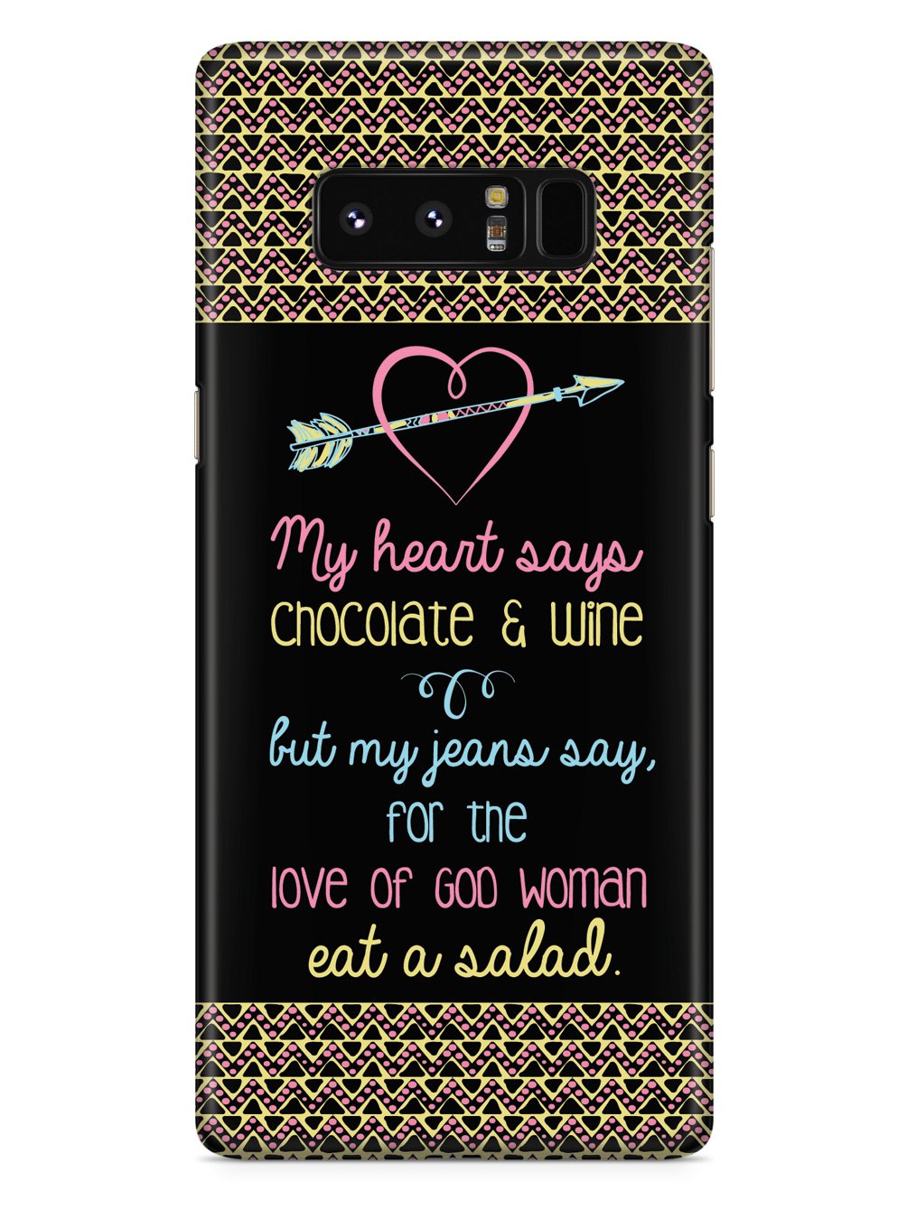My Heart says Chocolate & Wine Case