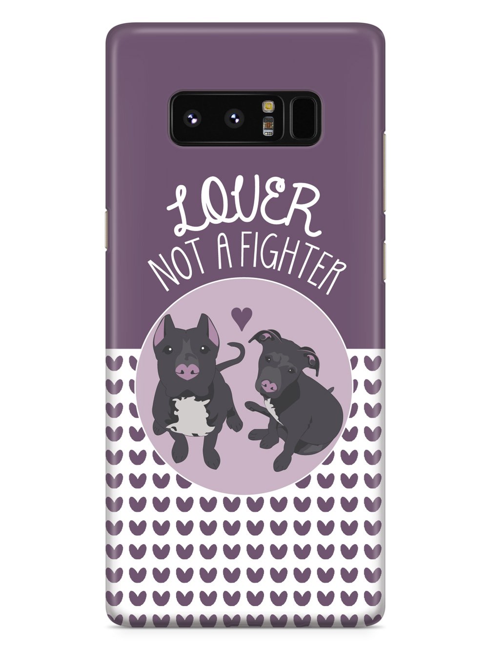 Lover Not A Fighter - Pitbull Dog Case
