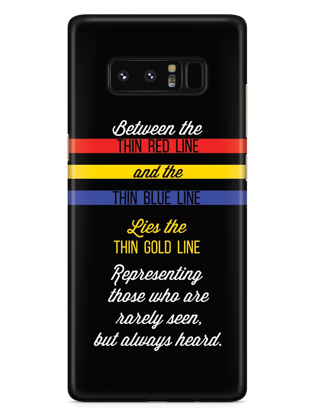 Between Red and Blue Lies Gold - 911 Dispatch Case