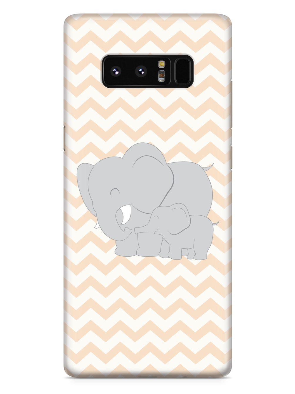 Baby Elephant Chevron Pattern Case