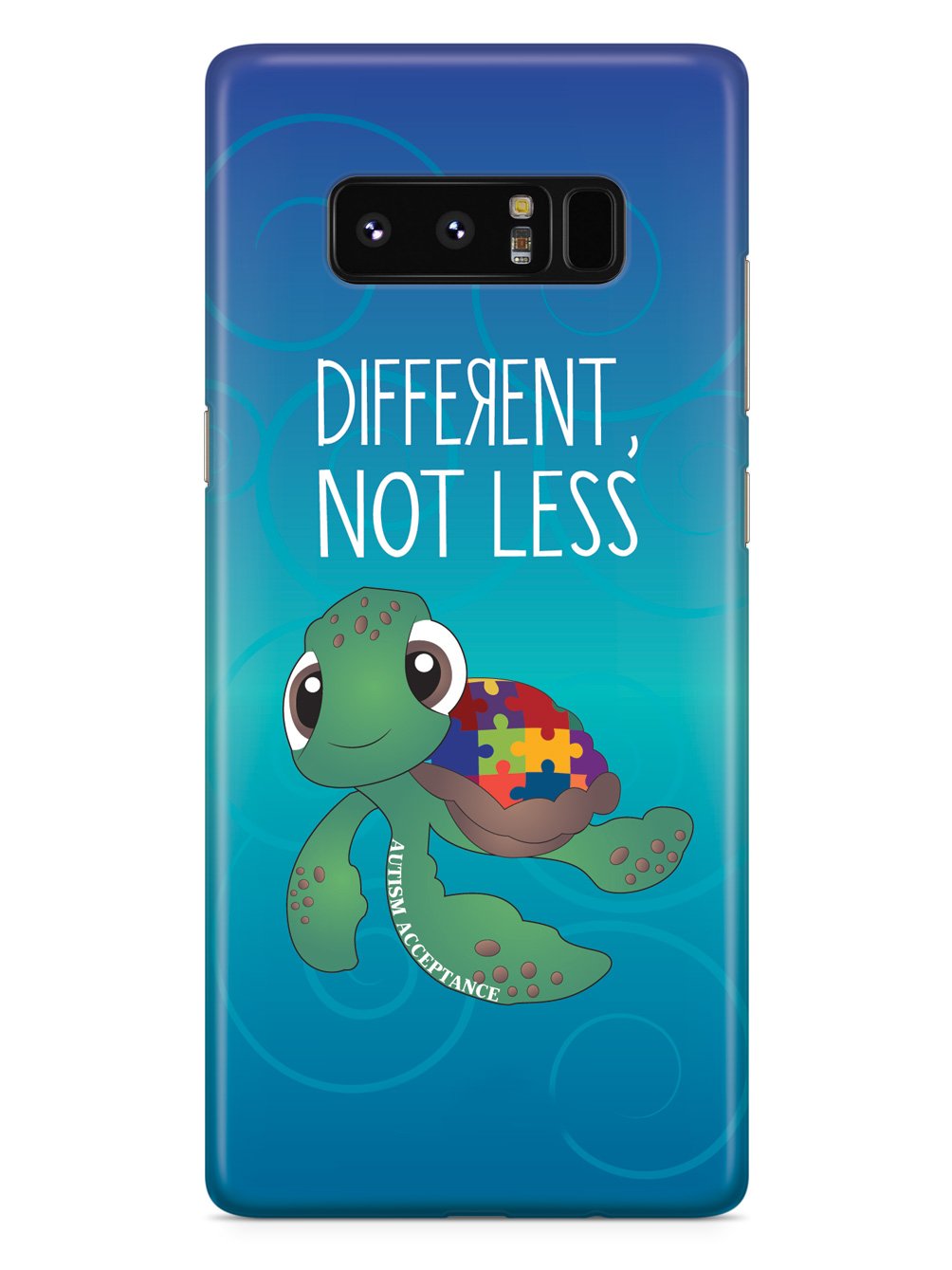 Different, Not Less Turtle - Autism Awareness Case