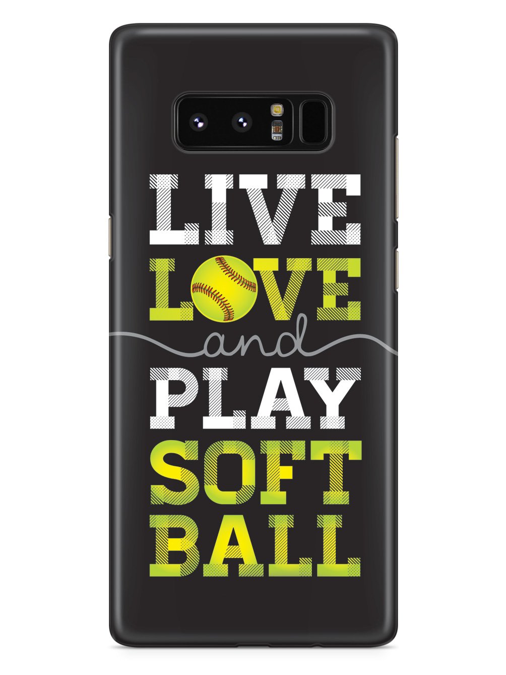 Live Love & Play Softball Case