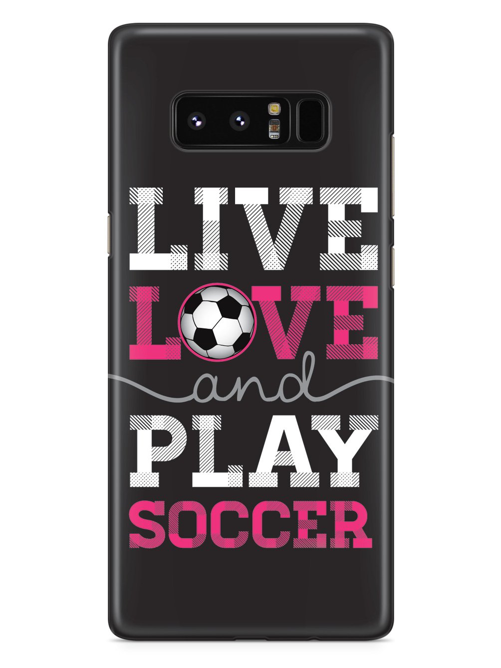 Live Love & Play Soccer Case