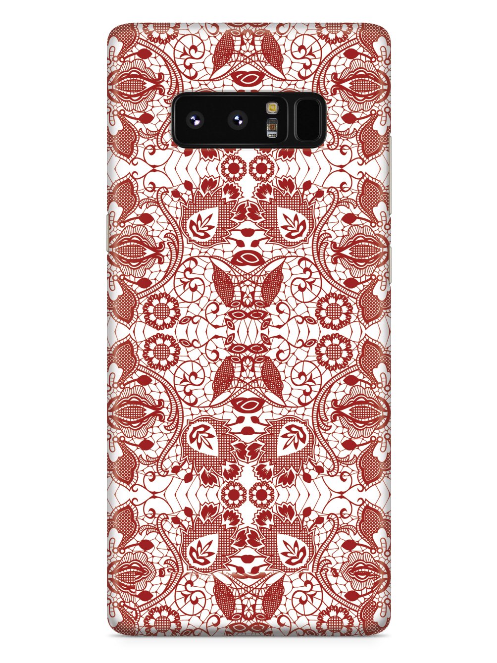 Lace Pattern - Crimson Red Case