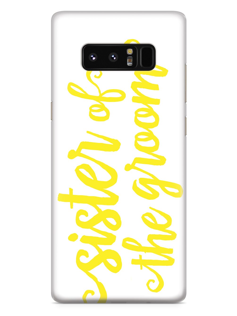 Sister of the Groom - Yellow Case