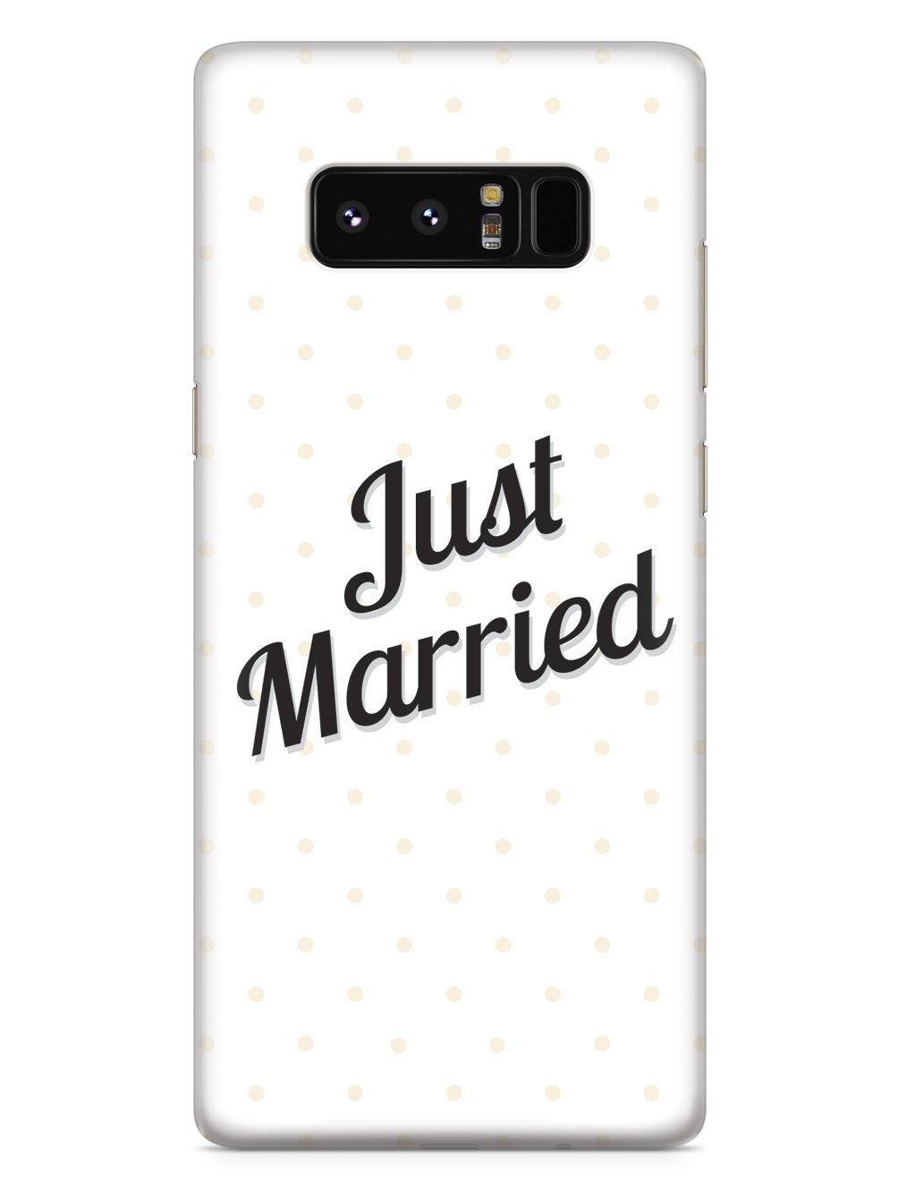Just Married - Polka Dots Case