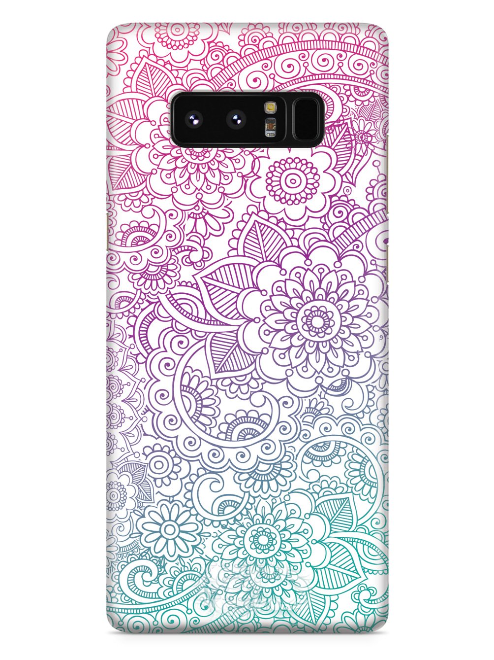 Flower Zentangle Pattern Case