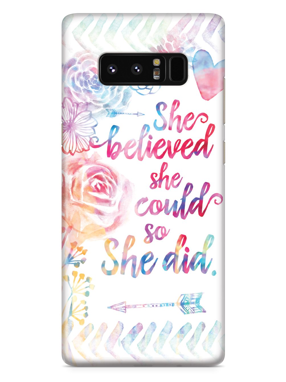 So She Did - White Case