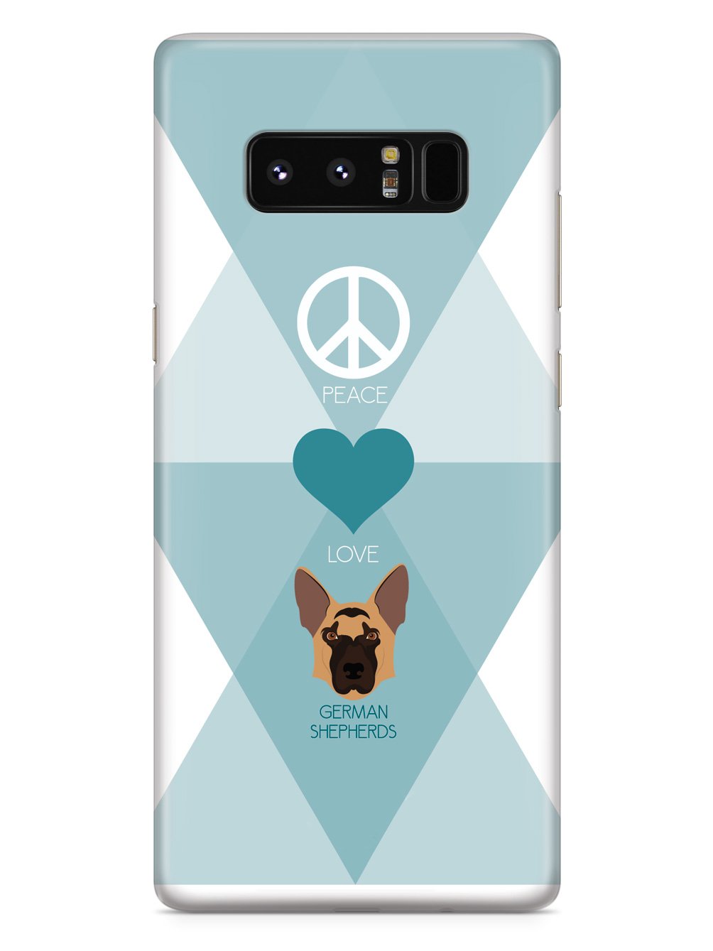 Peace, Love & German Shepherds Case