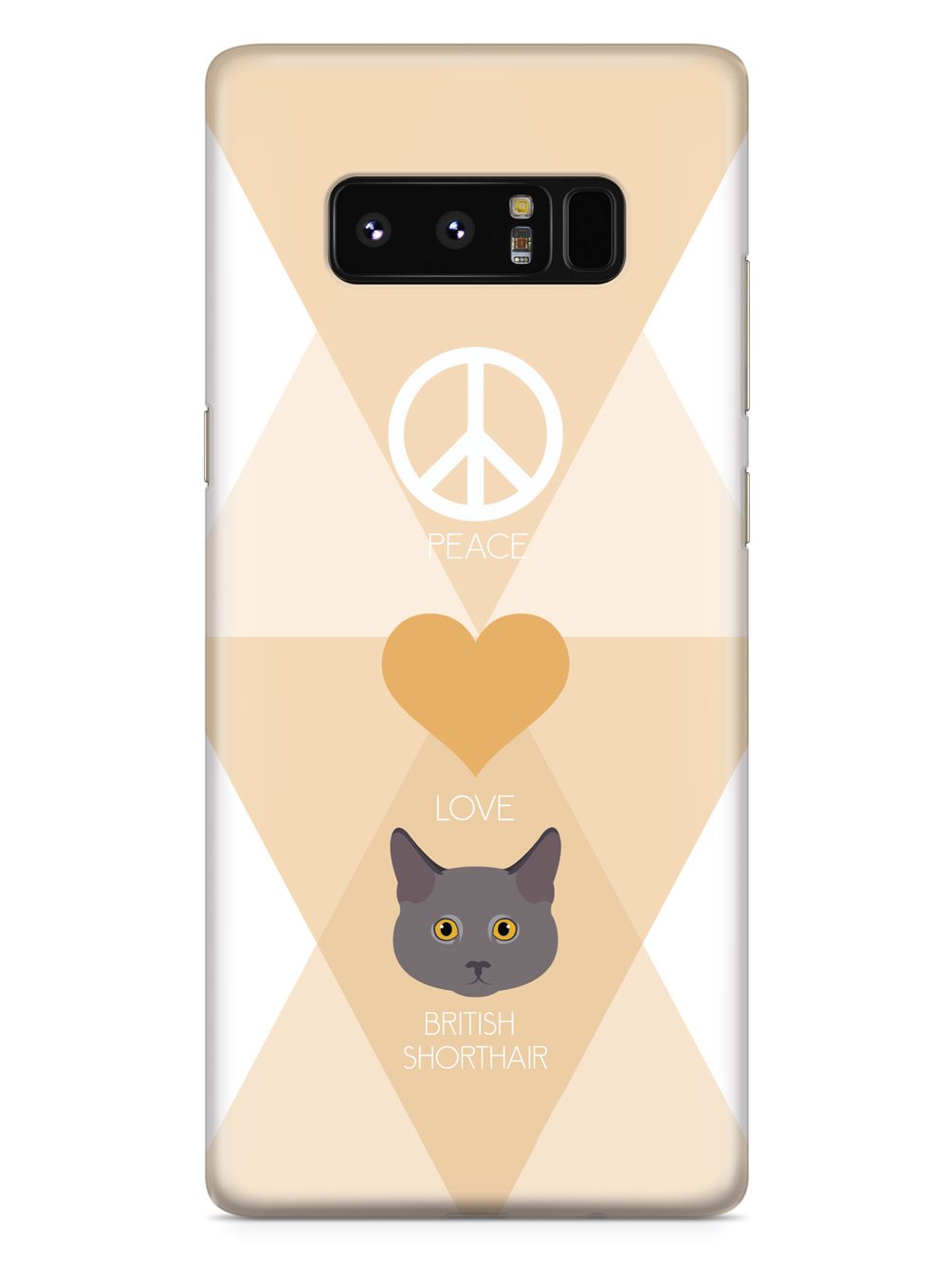 Peace, Love & British Shorthair Cats Case