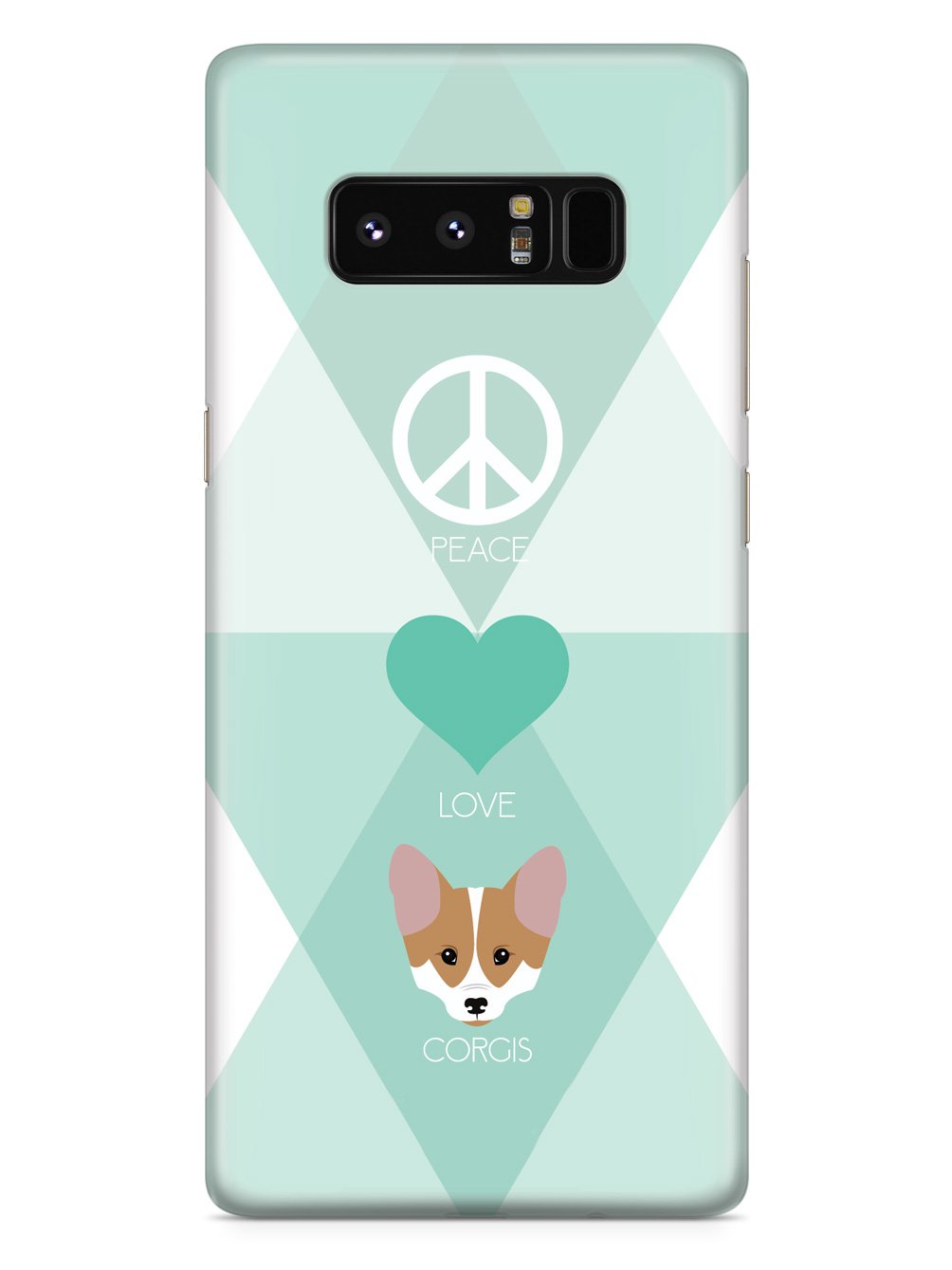 Peace, Love & Corgis Case