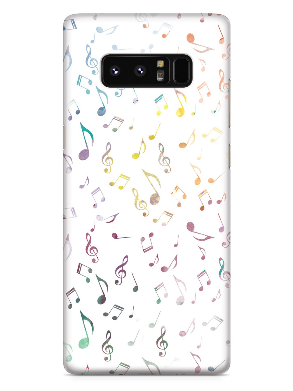 Music Notes Pattern - Watercolor Case