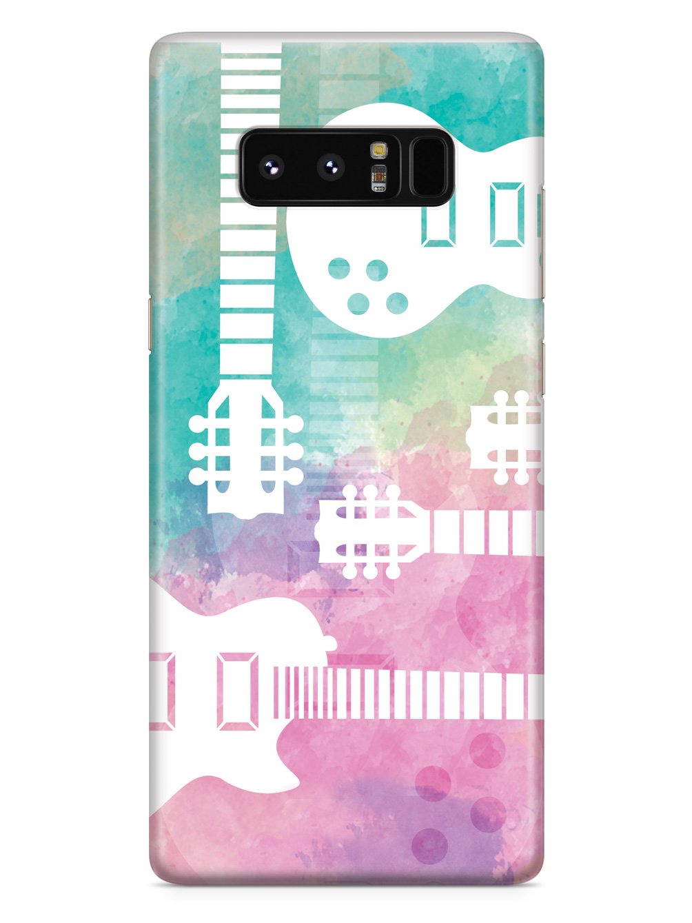 Guitar Silhouette - Watercolor Case