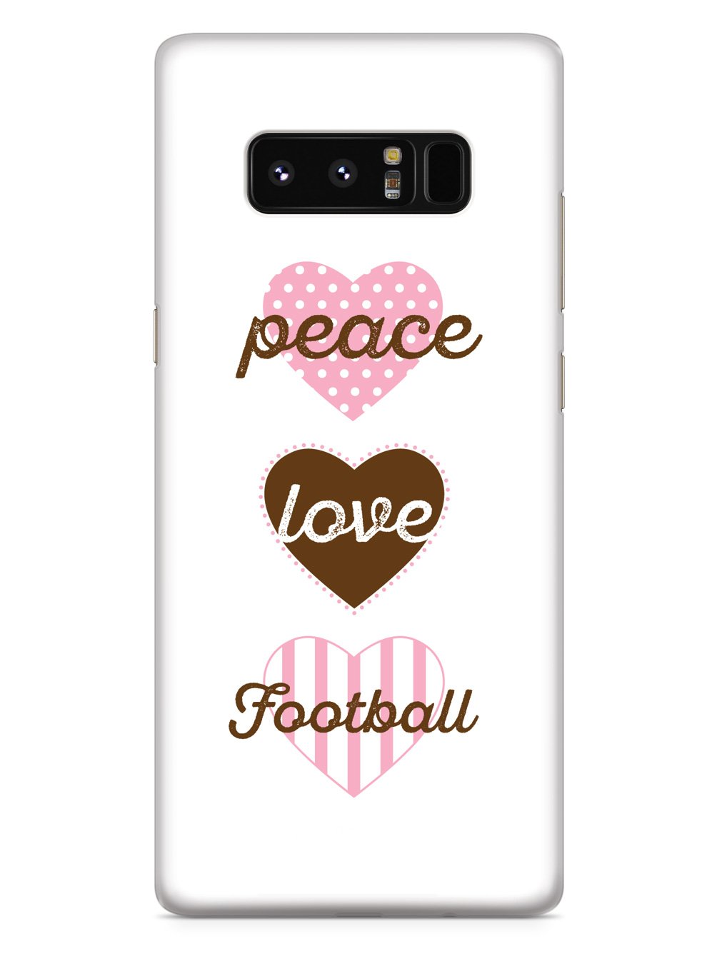 Peace Love Football Case