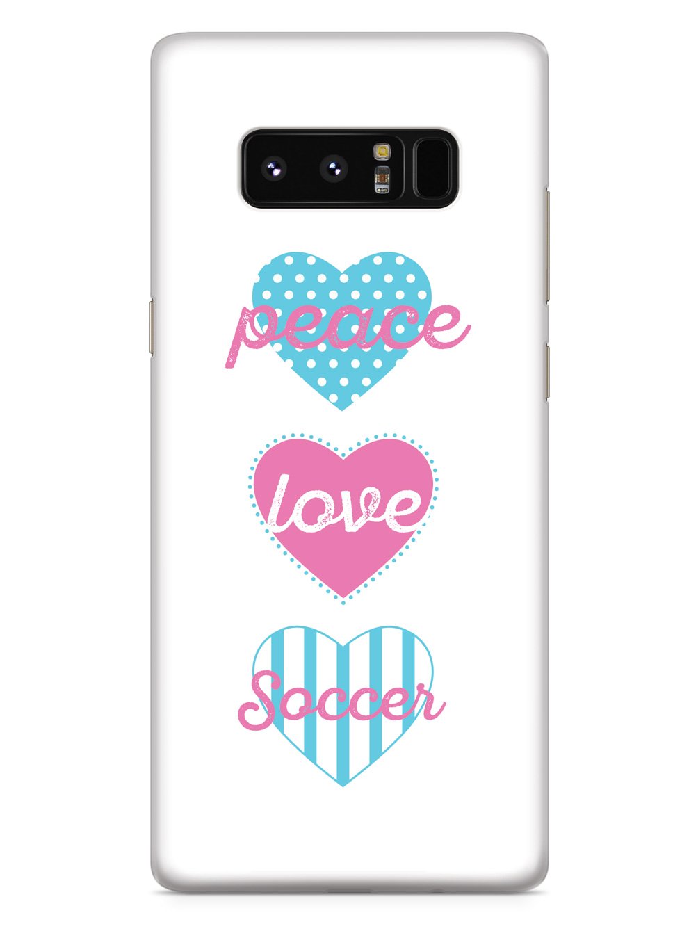 Peace Love Soccer Case