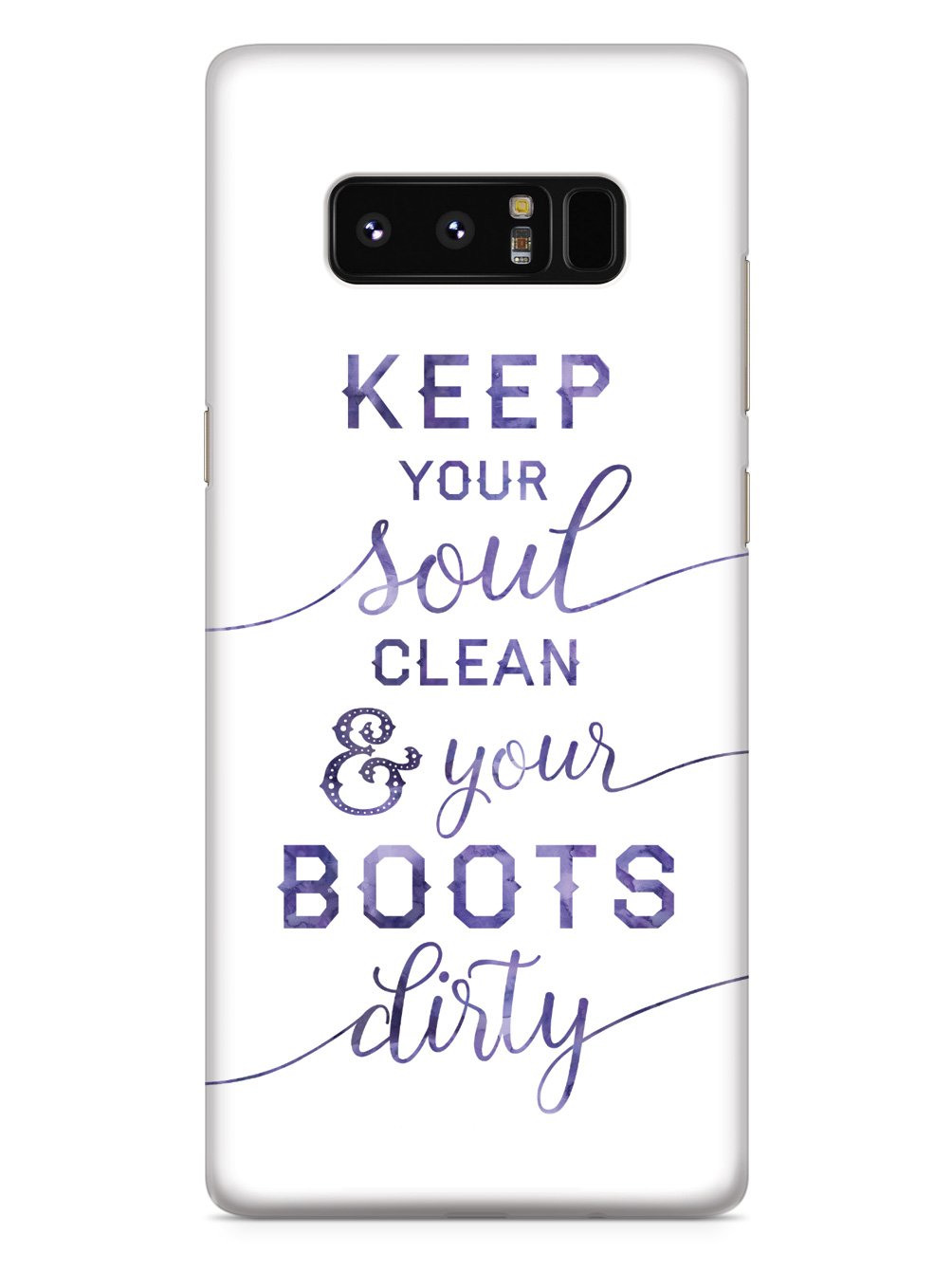 Clean Soul, Dirty Boots Case