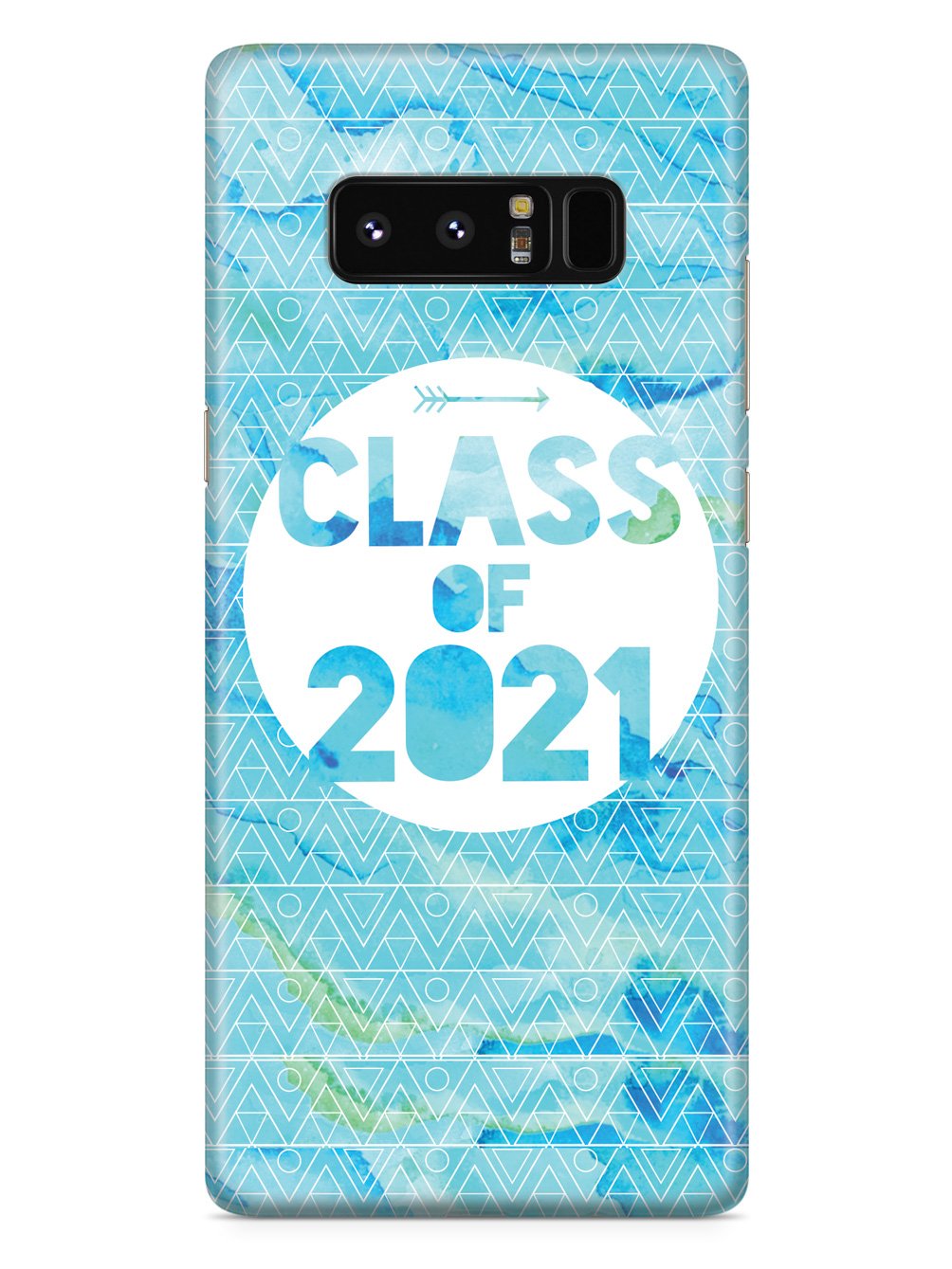 Class of 2021 - Blue Watercolor Case