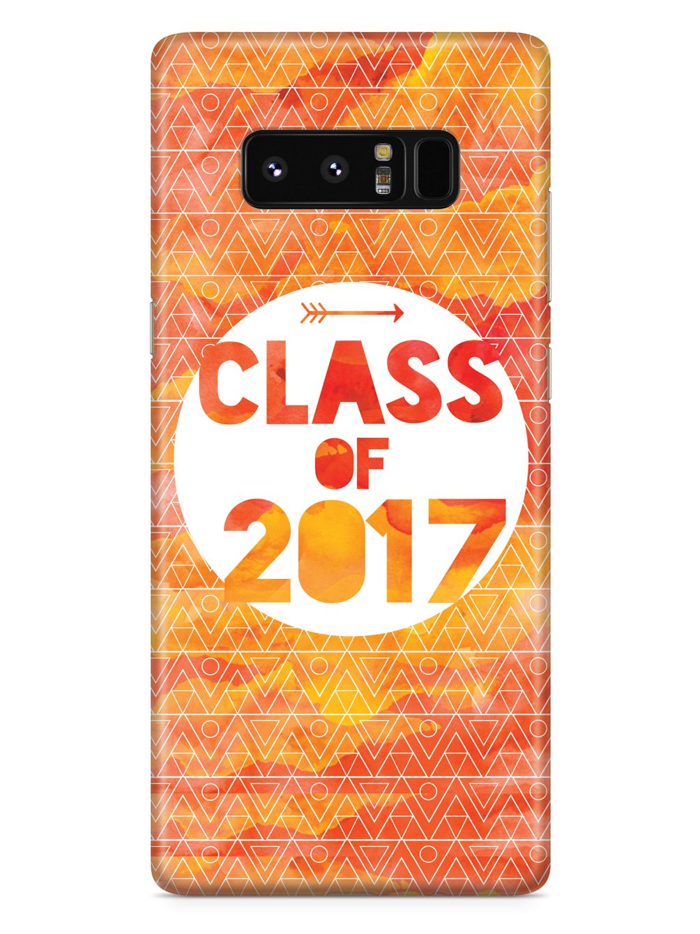 Class of 2017 - Orange Watercolor Case