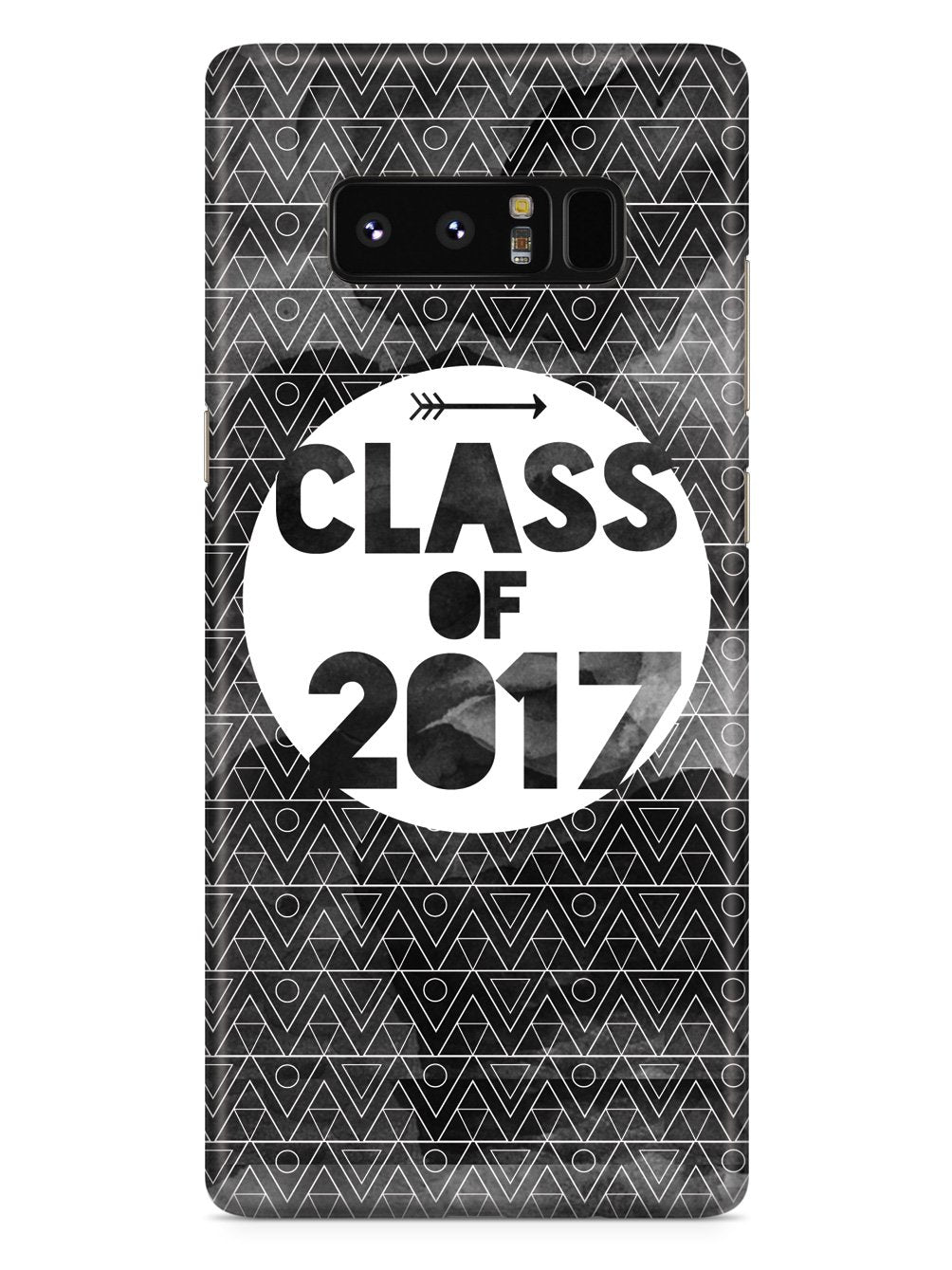 Class of 2017 - Black Watercolor Case