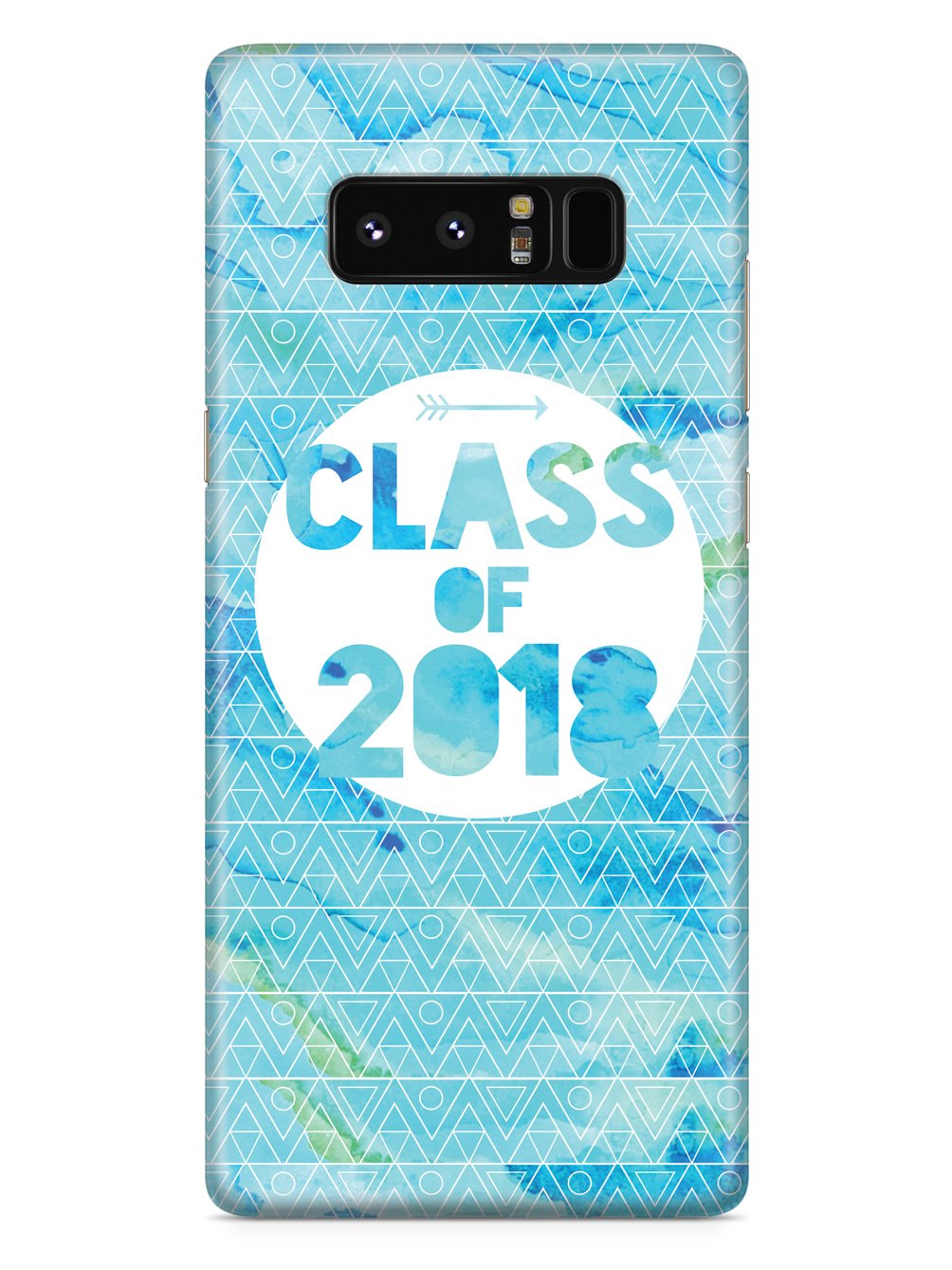 Class of 2018 - Blue Watercolor Case