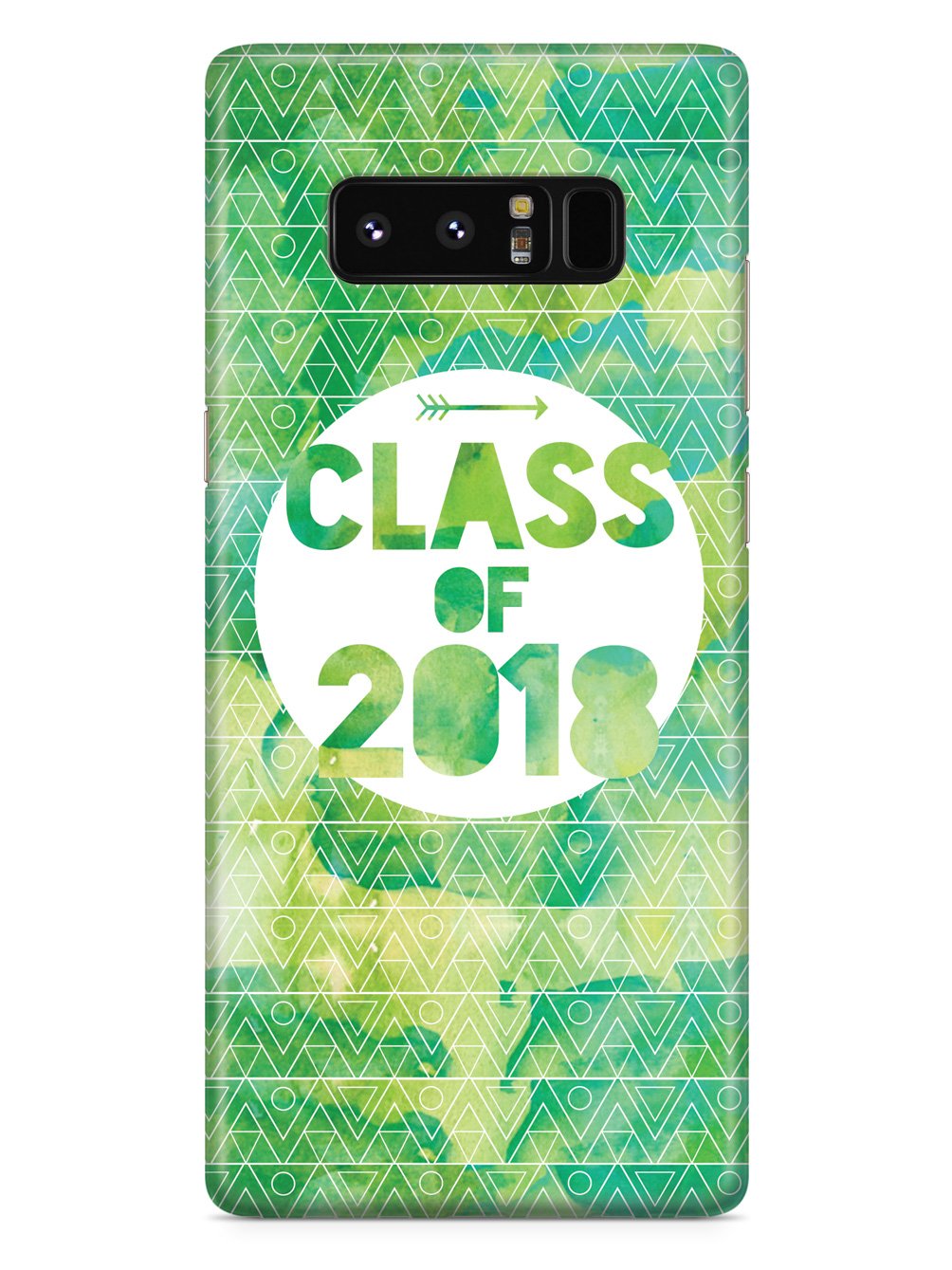 Class of 2018 - Green Watercolor Case